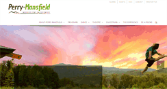 Desktop Screenshot of perry-mansfield.org